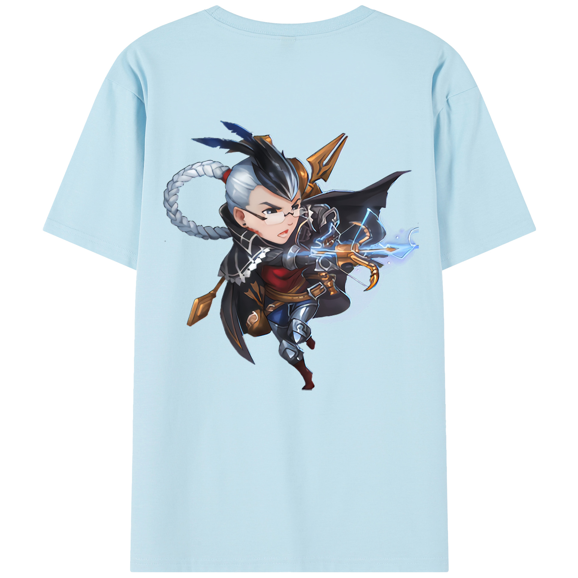 リーグ・オブ・レジェンド League of Legends LOL 綿100％半袖Tシャツ（背面プリント）